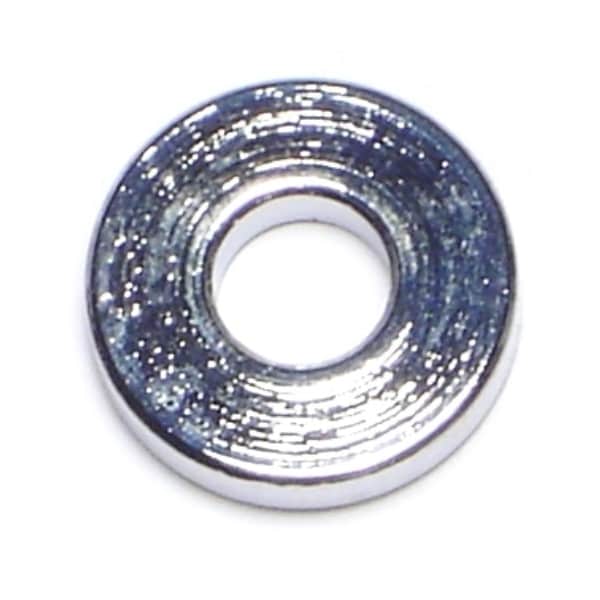 Midwest Fastener Round Spacer, Chrome Steel, 1/8 in Overall Lg, 1/4 in Inside Dia, 5 PK 74241 - main